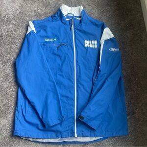 Reebok Men's Blue and White Windbreaker
